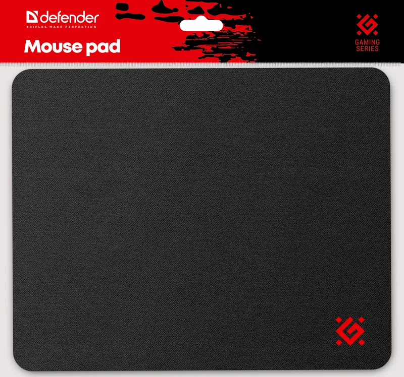 Defender - Gaming mouse pad Black One