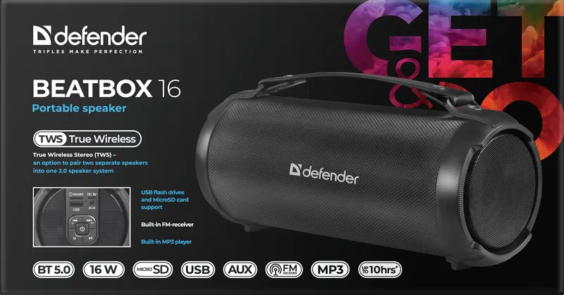 Defender - Portable speaker Beatbox 16