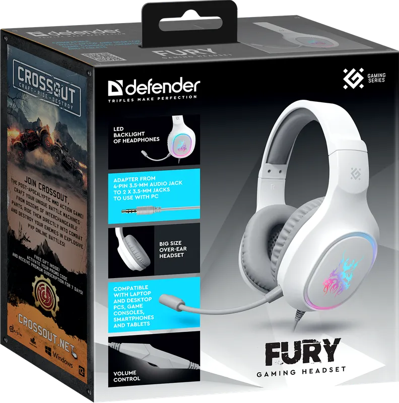 Defender - Gaming headset Fury