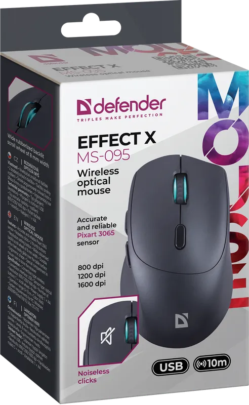 Defender - Wireless optical mouse Effect X  MS-095