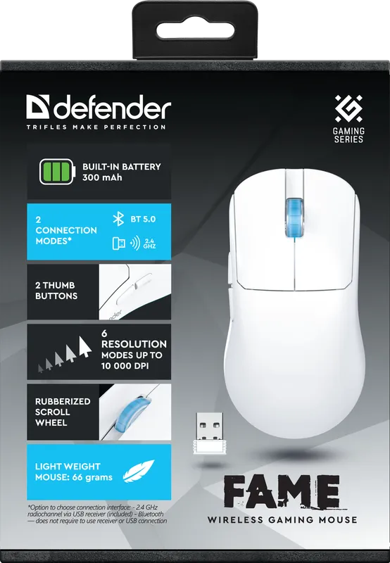 Defender - Wireless gaming mouse Fame GM-516