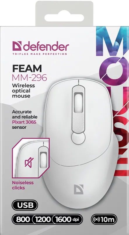 Defender - Wireless optical mouse Feam MM-296