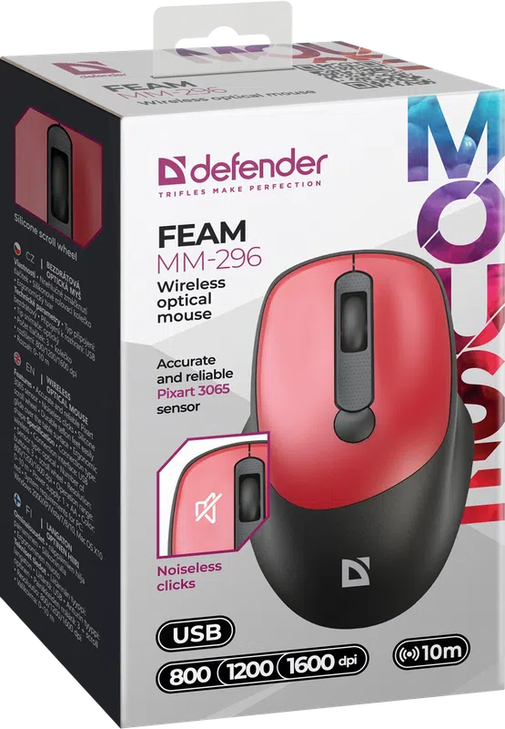 Defender - Wireless optical mouse Feam MM-296