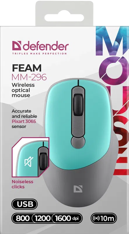 Defender - Wireless optical mouse Feam MM-296