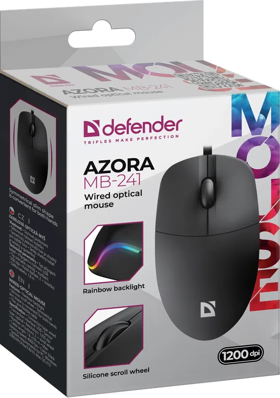 Defender - Wired optical mouse Azora MB-241