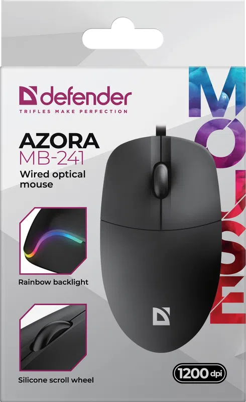 Defender - Wired optical mouse Azora MB-241