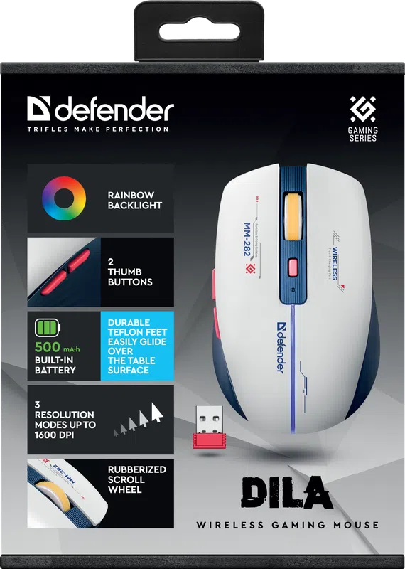 Defender - Wireless gaming mouse Dila MM-282