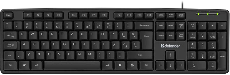 Defender - Wired keyboard Element HB-520 USB