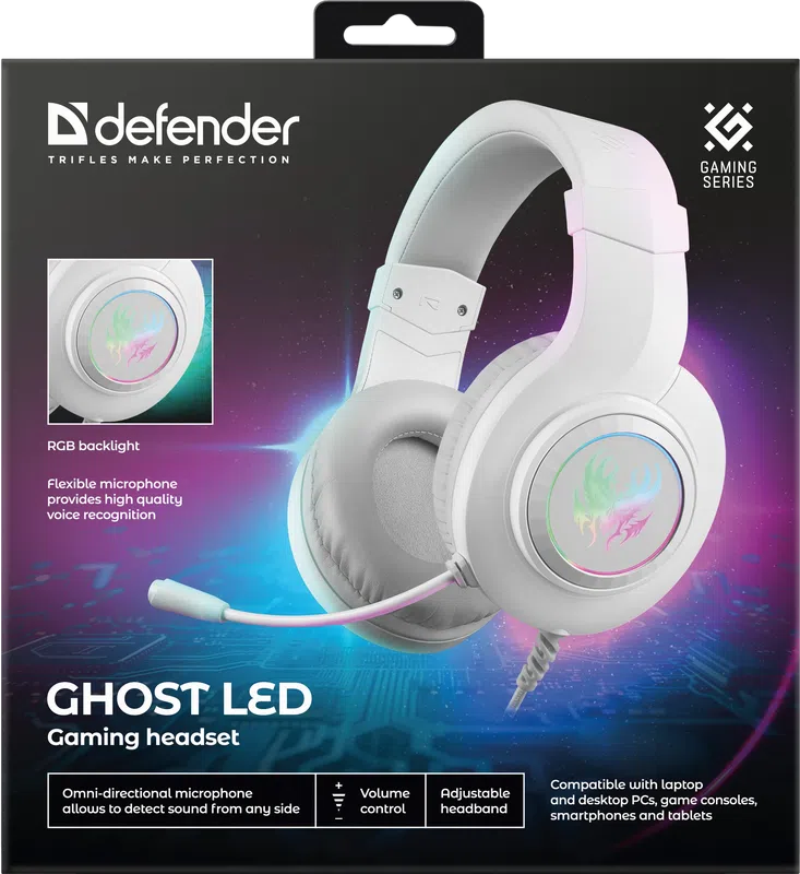 Defender - Gaming headset Ghost LED