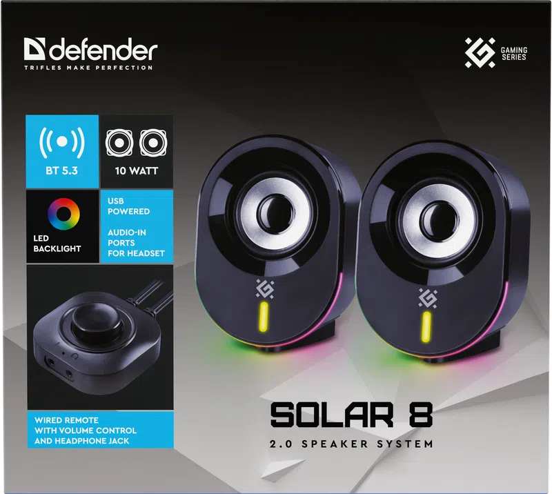 Defender - 2.0 Speaker system Solar 8