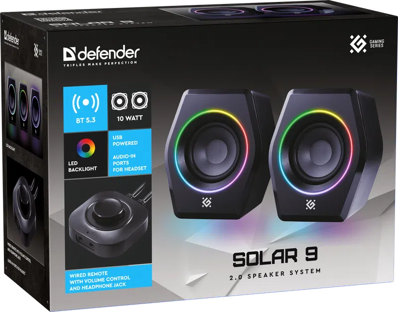 Defender - 2.0 Speaker system Solar 9