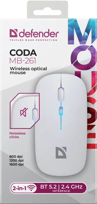 Defender - Wireless optical mouse Coda MB-261