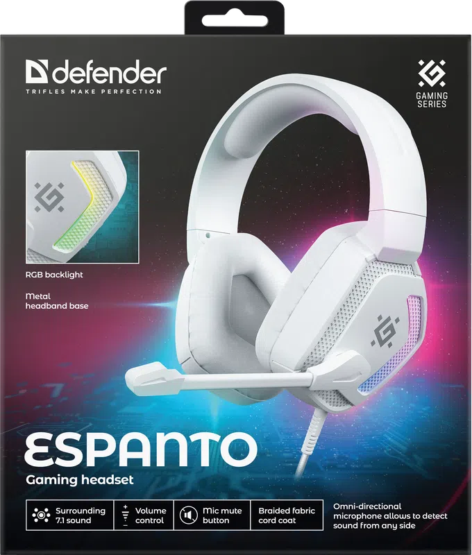 Defender - Gaming headset Espanto