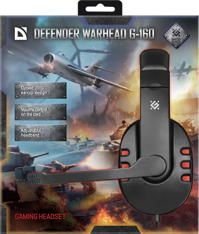 Defender - Gaming headset Warhead G-160