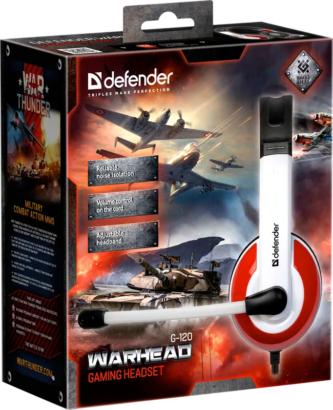 Defender - Gaming headset Warhead G-120