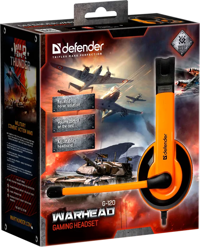 Defender - Gaming headset Warhead G-120