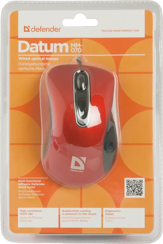 Defender - Wired optical mouse Datum MM-070