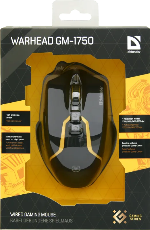 Defender - Wired gaming mouse Warhead GM-1750