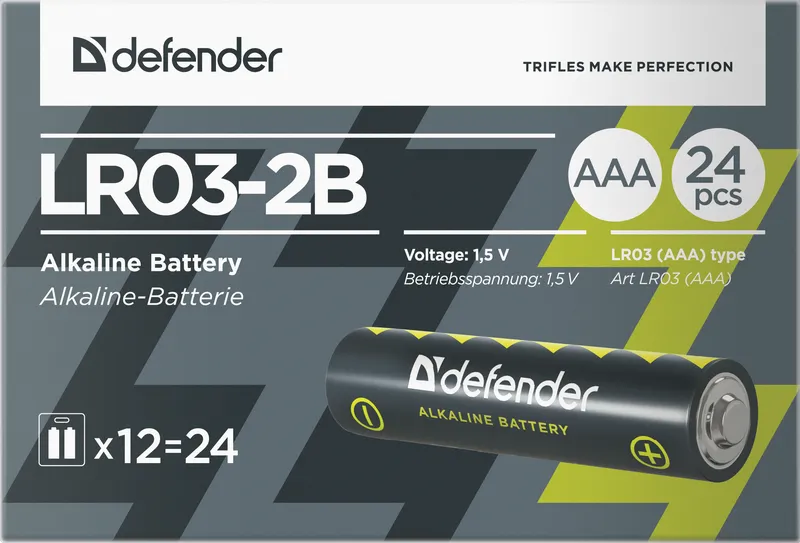 Defender - Alkaline Battery LR03-2B