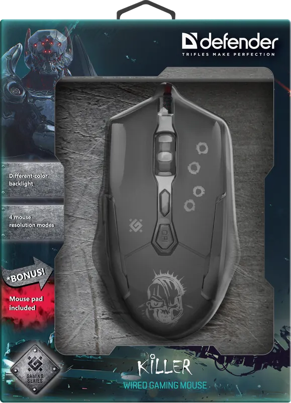 Defender - Wired gaming mouse Killer GM-170L