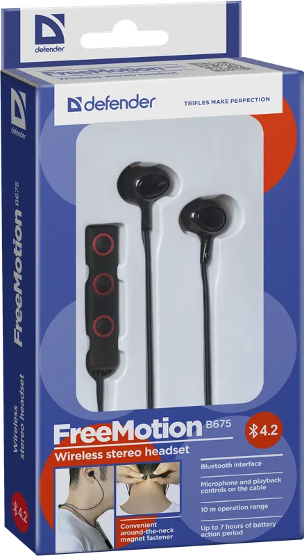 Defender - Wireless stereo headset FreeMotion B675