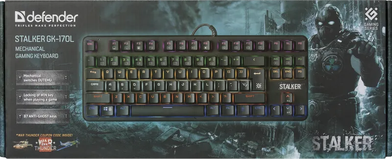 Defender - Mechanical gaming keyboard Stalker GK-170L