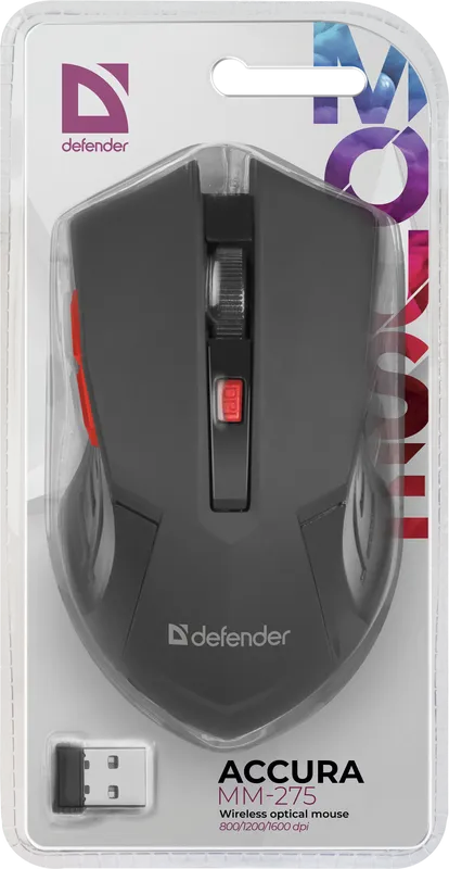 Defender - Wireless optical mouse Accura MM-275