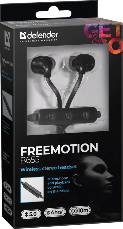 Defender - Wireless stereo headset FreeMotion B655