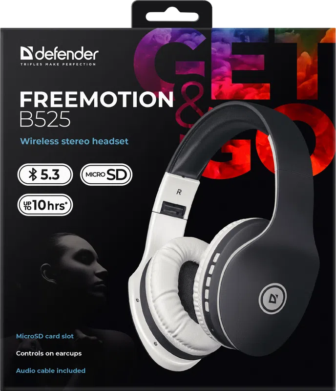 Defender - Wireless stereo headset FreeMotion B525