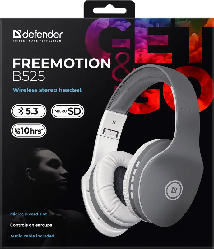 Defender - Wireless stereo headset FreeMotion B525