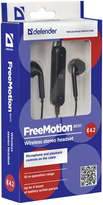 Defender - Wireless stereo headset FreeMotion B650