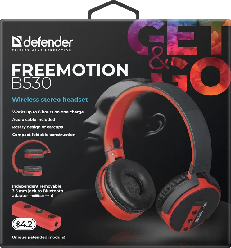 Defender - Wireless stereo headset FreeMotion B530