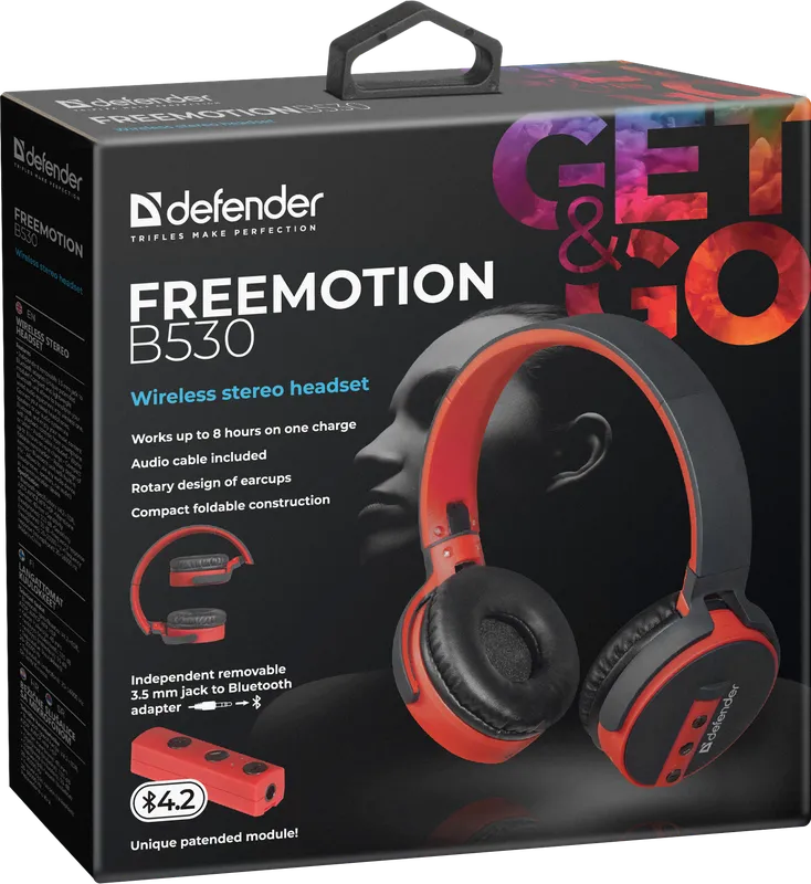 Defender - Wireless stereo headset FreeMotion B530