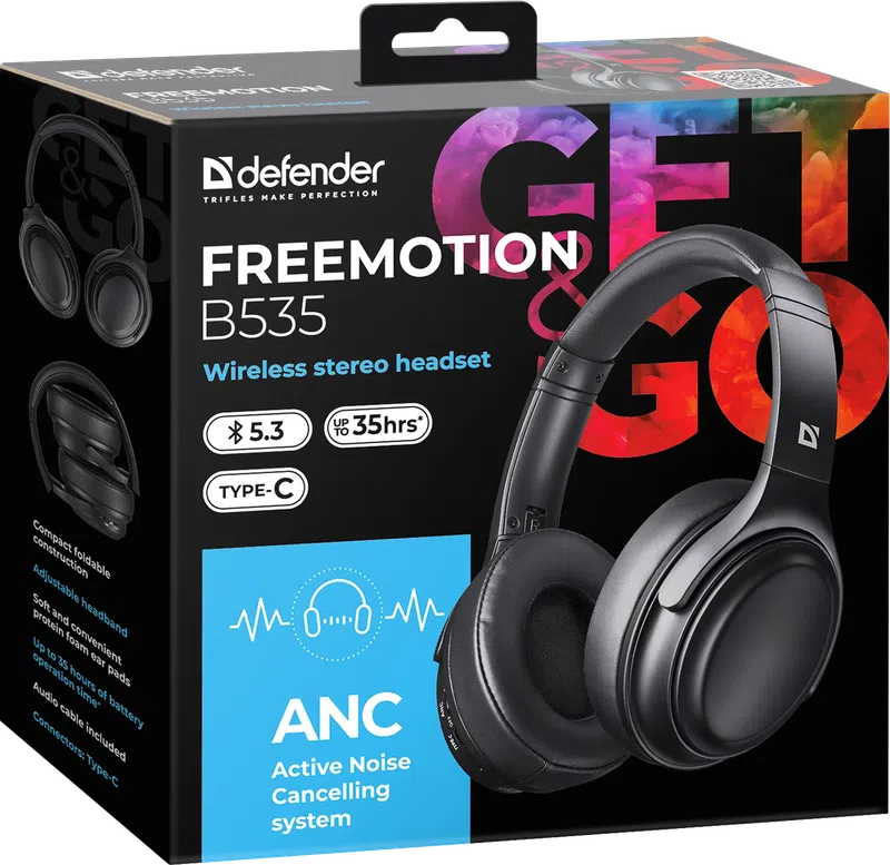 Defender - Wireless stereo headset FreeMotion B535