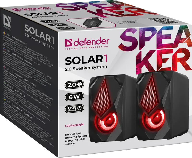 Defender - 2.0 Speaker system Solar 1