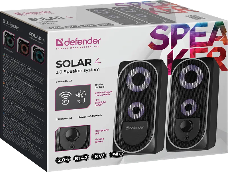 Defender - 2.0 Speaker system Solar 4