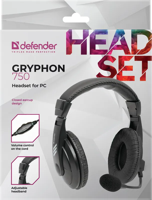 Defender - Headset for PC Gryphon 750