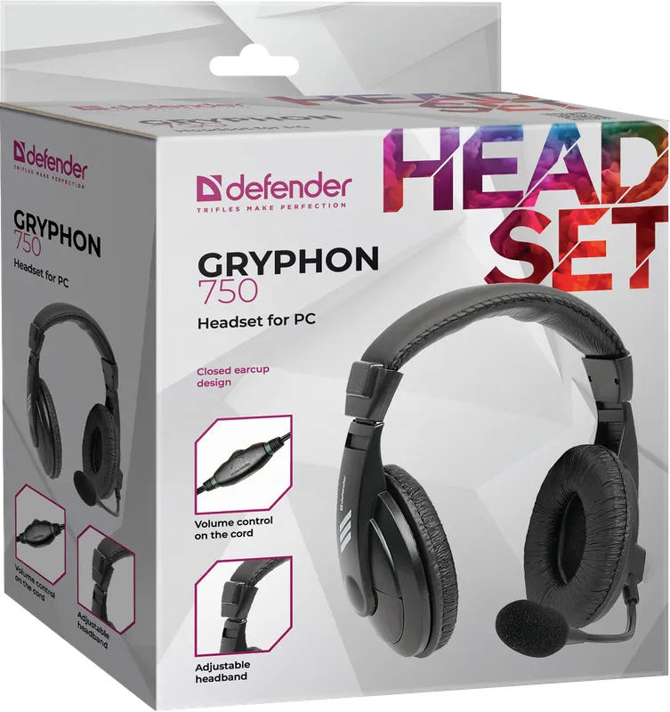 Defender - Headset for PC Gryphon 750