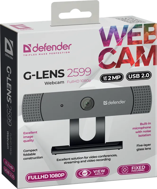 Defender - Webcam G-lens 2599 FullHD