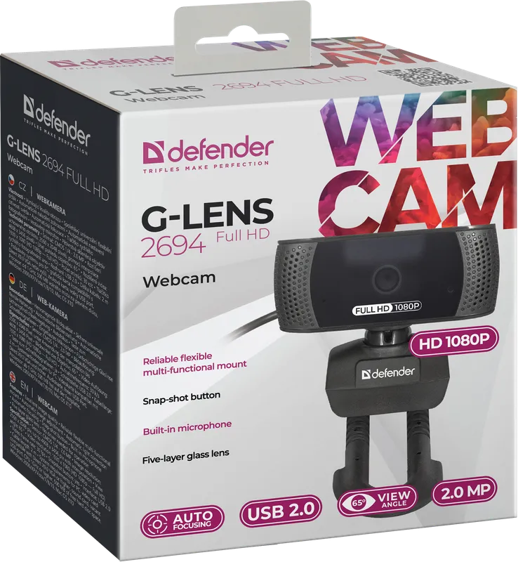 Defender - Webcam G-lens 2694 Full HD