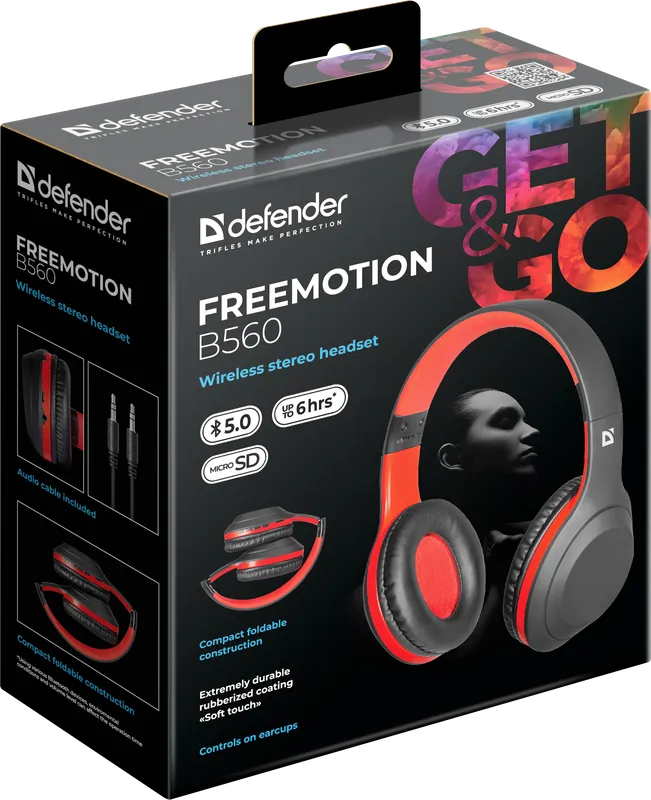 Defender - Wireless stereo headset FreeMotion B560