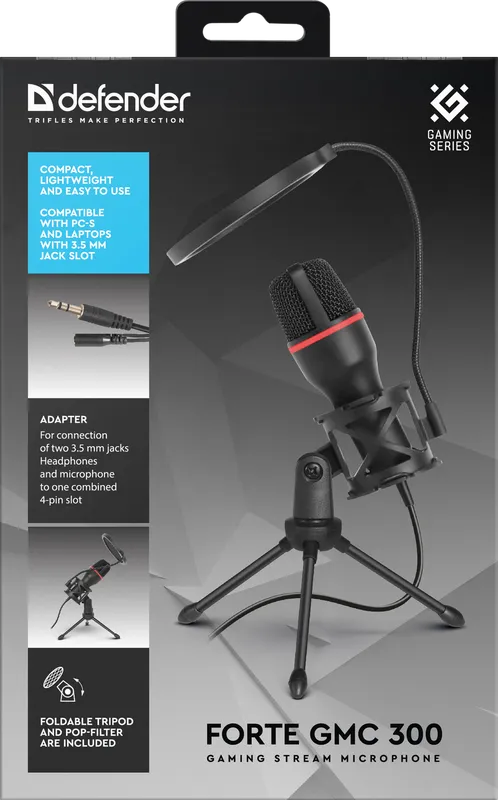 Defender - Gaming stream microphone Forte GMC 300