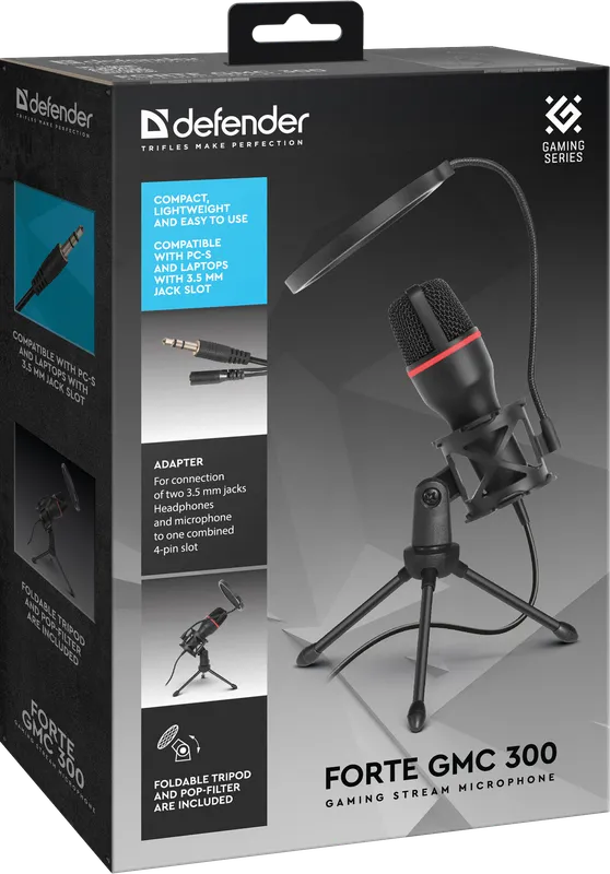 Defender - Gaming stream microphone Forte GMC 300