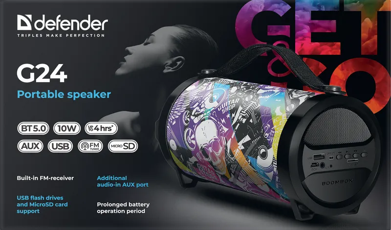 Defender - Portable speaker G24