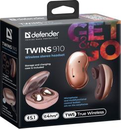 Defender - Wireless stereo headset Twins 910