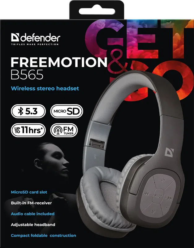 Defender - Wireless stereo headset FreeMotion B565