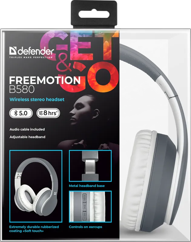 Defender - Wireless stereo headset FreeMotion B580