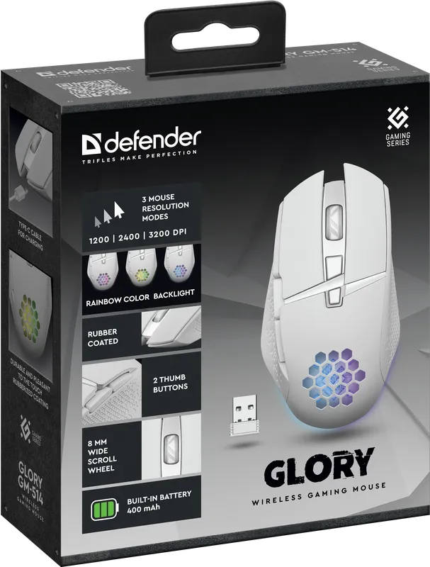 Defender - Wireless gaming mouse Glory GM-514