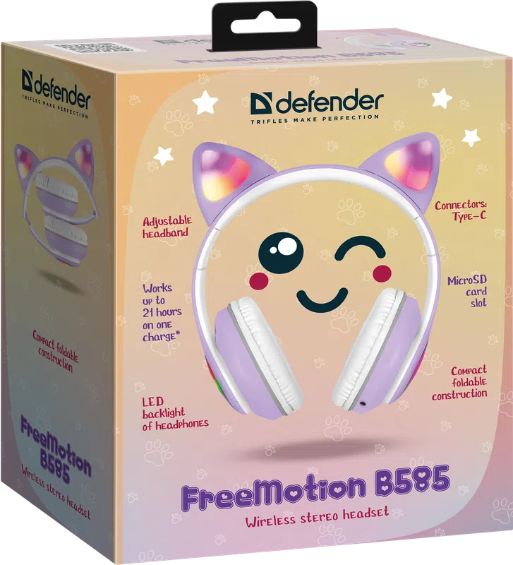 Defender - Wireless stereo headset FreeMotion B585