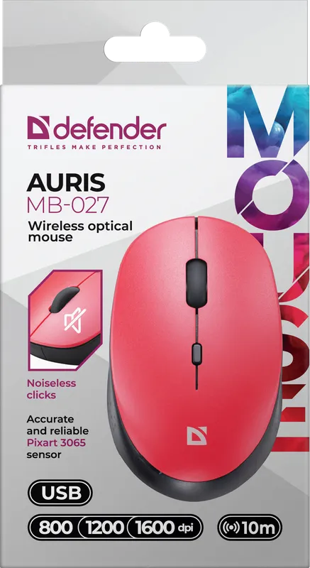 Defender - Wireless optical mouse Auris MB-027